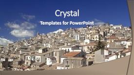  Presentation with aerial view of cape town - Cool new slides with population density - view of houses in prizzi backdrop and a ocean colored foreground