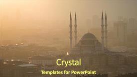  Presentation with turkey - PPT layouts consisting of population environment - ankara turkey - sunset background and a tawny brown colored foreground