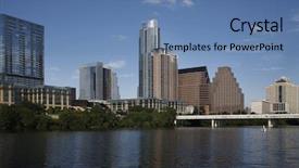  Presentation with southwest - Audience pleasing PPT theme consisting of population usa - austin is the capital backdrop and a teal colored foreground