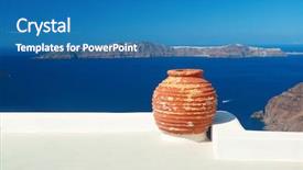  Presentation with porcelain - PPT layouts having porcelain in leisure life settings background and a  colored foreground