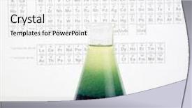  Presentation with violent - PPT layouts featuring poriodic table - chemist or research scientist adds background and a white colored foreground