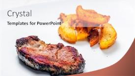  Presentation with steak - 