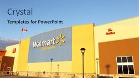  Presentation with walmart - PPT theme enhanced with port-coquitlam-bc-canada-march background and a light blue colored foreground