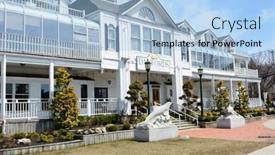  Presentation with sound - Beautiful PPT theme featuring port-jefferson-ny-april-6 backdrop and a light blue colored foreground