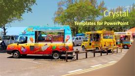  Presentation with mobile first - Slides enhanced with port-louis-mauritius-february-24 background and a tawny brown colored foreground