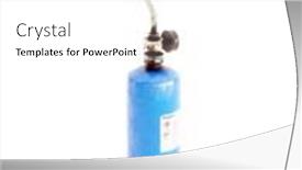  Presentation with shot - Colorful theme enhanced with portable-propane-torch-shot backdrop and a white colored foreground