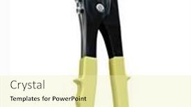  Presentation with shot - Audience pleasing PPT theme consisting of portable-riveter-shot-on-white backdrop and a blonde colored foreground