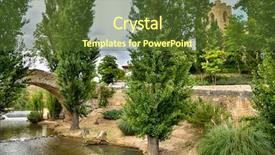  Presentation with region - PPT layouts consisting of portal - aranda de duero is background and a tawny brown colored foreground