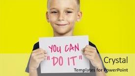  Presentation with color blocks - Theme enhanced with portal - internet entry point concept background and a white colored foreground