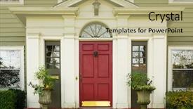  Presentation with magenta - Presentation theme featuring portal 2 - magenta home door bordered background and a mint green colored foreground