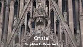  Presentation with dam - Amazing slide set having portal of the cathedral of our lady of strasbourg cathedrale notre-dam circa 1439 sculptures show bible stories backdrop and a gray colored foreground