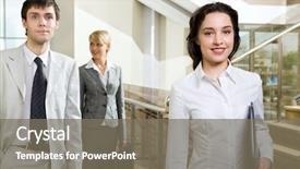  Presentation with young black couples hiking - Cool new PPT layouts with portfolio management - young brunette businesswoman backdrop and a gray colored foreground