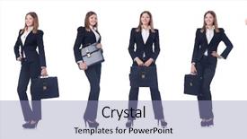  Presentation with white - Audience pleasing theme consisting of portfolio management - young businesswoman isolated on white backdrop and a light blue colored foreground