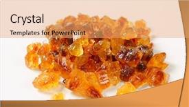  Presentation with candy cane - Cool new presentation design with portion of brown candy sugar backdrop and a  colored foreground