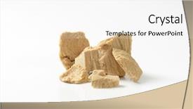  Presentation with bacteria yeast - PPT theme enhanced with portion of compressed fresh yeast background and a  colored foreground