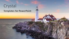  Presentation with maine - Colorful PPT layouts enhanced with portland-maine-usa-at-portland backdrop and a light blue colored foreground