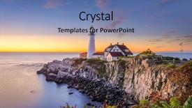  Presentation with maine - Theme enhanced with portland maine usa at portland background and a teal colored foreground