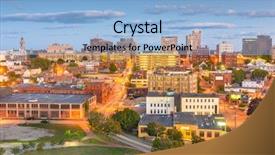  Presentation with maine - Audience pleasing slide deck consisting of portland maine usa downtown city backdrop and a light blue colored foreground