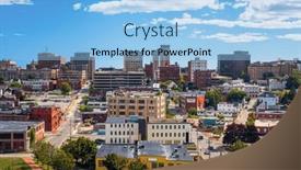  Presentation with maine - Presentation design with portland-maine-usa-downtown-cityscape background and a light blue colored foreground