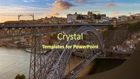  Presentation with architecture old - Beautiful slides featuring porto-old-town-in-portugal backdrop and a tawny brown colored foreground