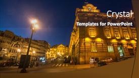  Presentation with awards night - PPT theme with porto-portugal-apr-6-2017 background and a  colored foreground