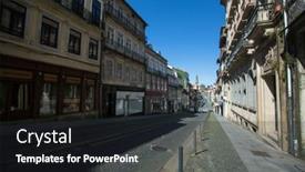  Presentation with emergency - Cool new PPT theme with porto-portugal-april-28-2020 backdrop and a dark gray colored foreground