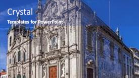  Presentation with baroque - Cool new presentation theme with porto-portugal-december-29-2015 backdrop and a ocean colored foreground