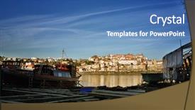  Presentation with europe history - Amazing PPT layouts having city boasts an extensive history backdrop and a ocean colored foreground