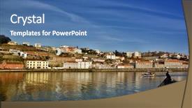  Presentation with europe history - Slide deck consisting of city boasts an extensive history background and a ocean colored foreground