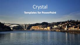  Presentation with europe history - Amazing presentation design having porto-portugal-is-a-fascinating backdrop and a teal colored foreground