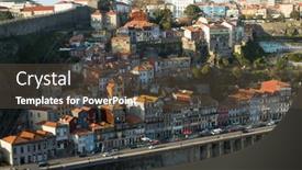  Presentation with awards - Colorful presentation enhanced with porto-portugal-mar-7-2020 backdrop and a  colored foreground