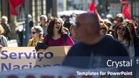  Presentation with communist - Amazing PPT theme having porto-portugal-may-1-2019 backdrop and a ocean colored foreground