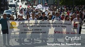  Presentation with communist - Audience pleasing PPT theme consisting of porto-portugal-may-1-2019 backdrop and a gray colored foreground
