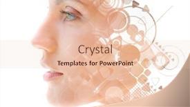  Presentation with digital - Cool new theme with portrait-combined-with-a-digital backdrop and a lemonade colored foreground