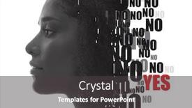  Presentation with digital - PPT layouts enhanced with portrait-combined-with-a-digital background and a dark gray colored foreground