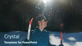  Presentation with forest winter - 