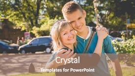  Presentation with mother son flowers - Theme having portrait mother and son teenager background and a coral colored foreground