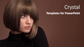  Presentation with brown - PPT theme enhanced with portrait-of-a-beautiful-brown background and a tawny brown colored foreground