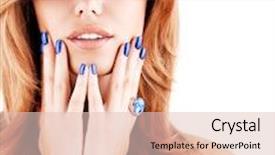  Presentation with red white blue - PPT theme featuring blue makeup and long red background and a lemonade colored foreground