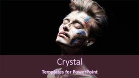  Presentation with black man fashion - Presentation featuring portrait-of-a-blond-man background and a tawny brown colored foreground