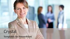  Presentation with working woman - Amazing slide deck having wedding cake at wedding reception backdrop and a coral colored foreground