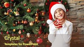  Presentation with child tree - Theme having ligts - portrait of a child drinking background and a tawny brown colored foreground