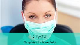  Presentation with confident - Presentation theme enhanced with portrait-of-a-confident-surgeon background and a cyan colored foreground