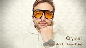  Presentation with cool - Audience pleasing PPT layouts consisting of portrait-of-a-cool-young backdrop and a lemonade colored foreground