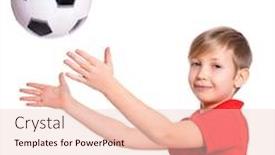  Presentation with tossing - Slides having portrait-of-a-cute-boy background and a lemonade colored foreground