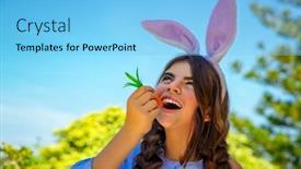  Presentation with party time - Beautiful PPT layouts featuring portrait-of-a-cute backdrop and a light blue colored foreground