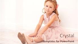  Presentation with floor - Presentation design having portrait-of-a-cute background and a lemonade colored foreground