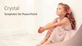  Presentation with floor - Presentation featuring portrait-of-a-cute background and a cream colored foreground