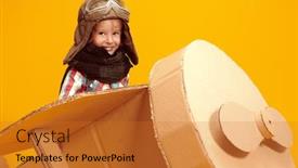  Presentation with imagination - Slide set featuring portrait-of-a-cute background and a gold colored foreground