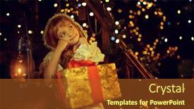  Presentation with fairy tales - Cool new PPT layouts with portrait-of-a-cute backdrop and a red colored foreground